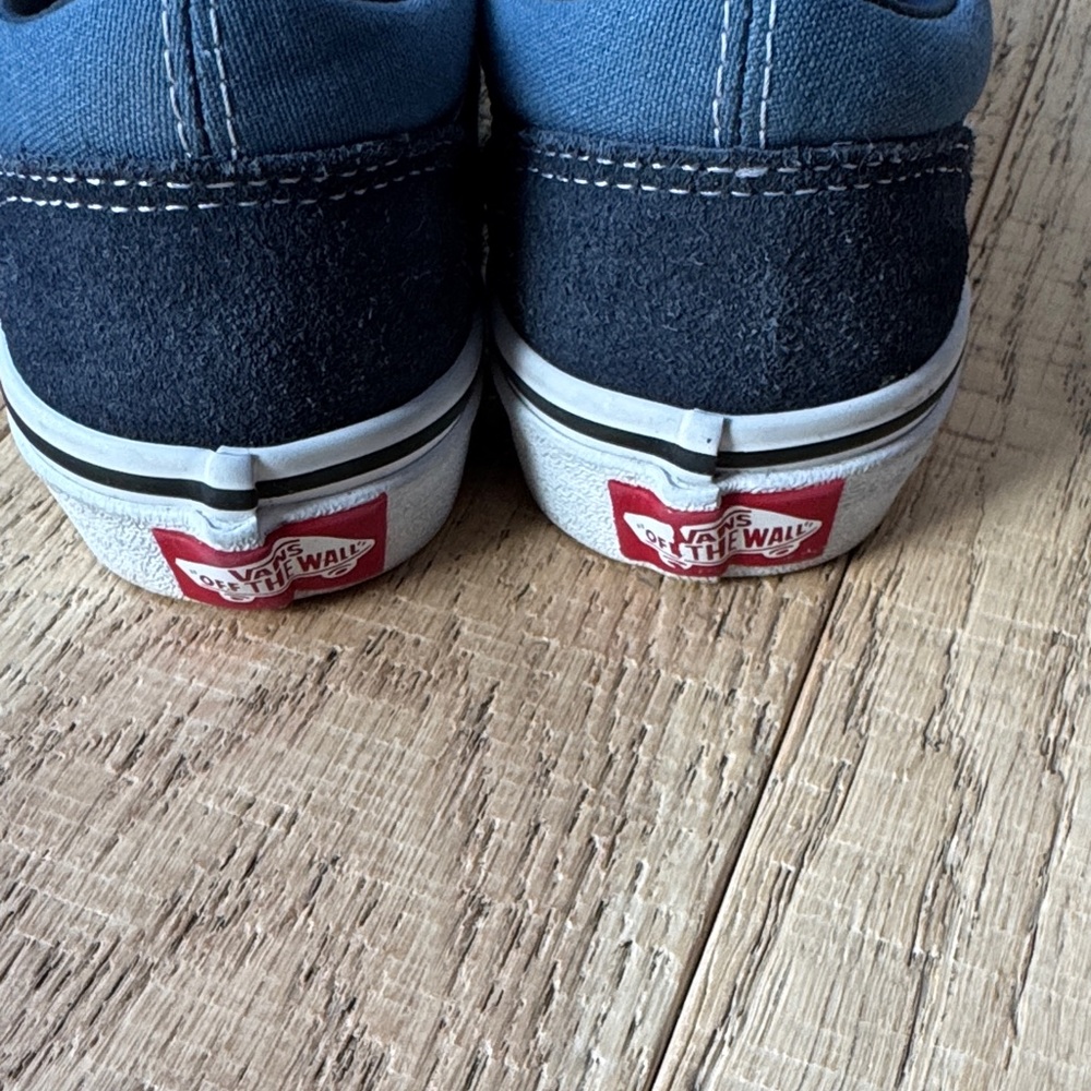 Vans Kids Sneakers - Navy and White - Picture 4 of 5